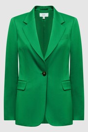 Reiss Green Sofie Tailored Single Breasted Blazer - Image 2 of 7