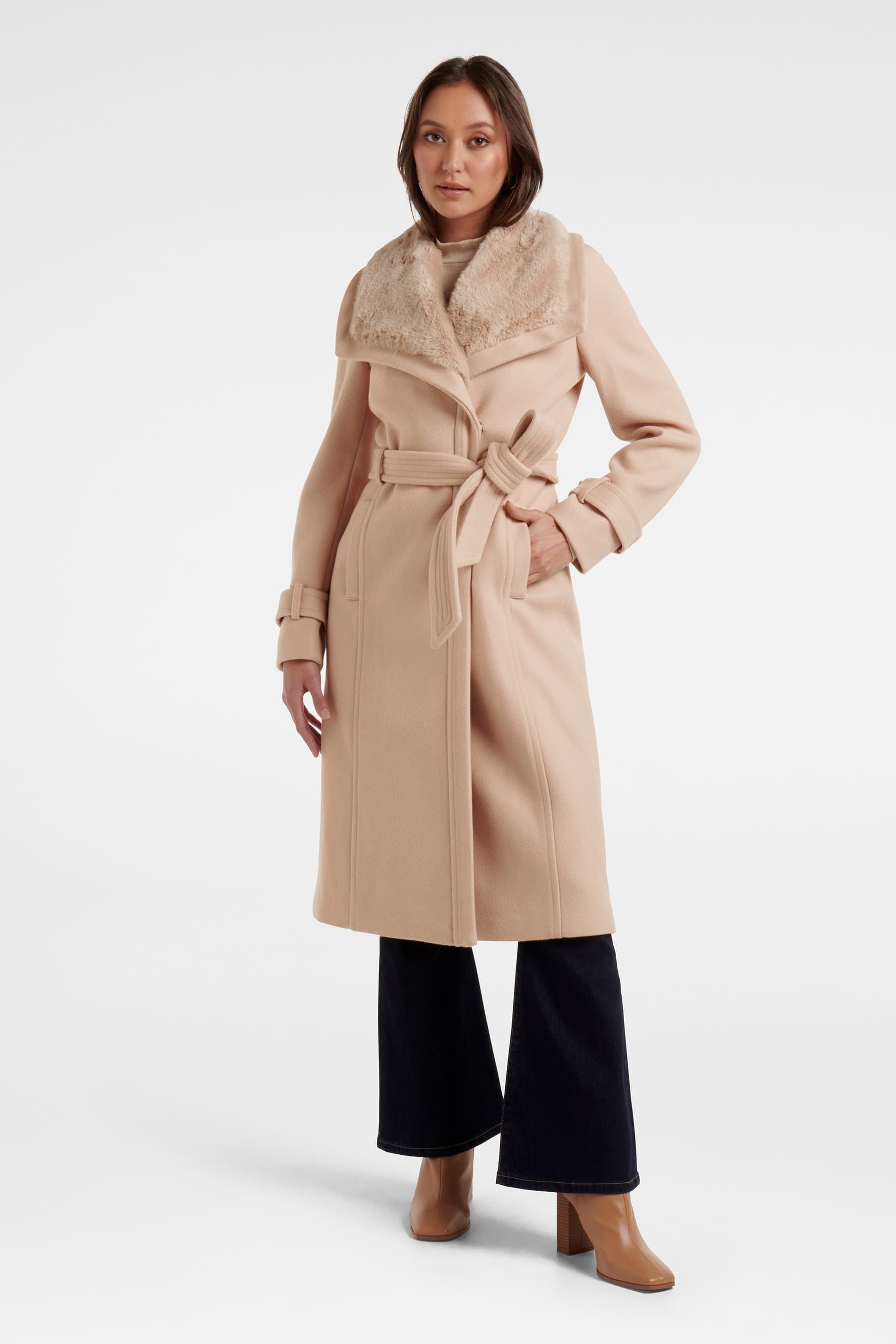Forever new clearance tala wrap coat
