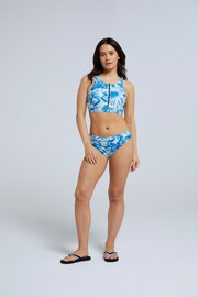 Animal Womens Blue Crest Recycled Printed Bikini - Image 4 of 8