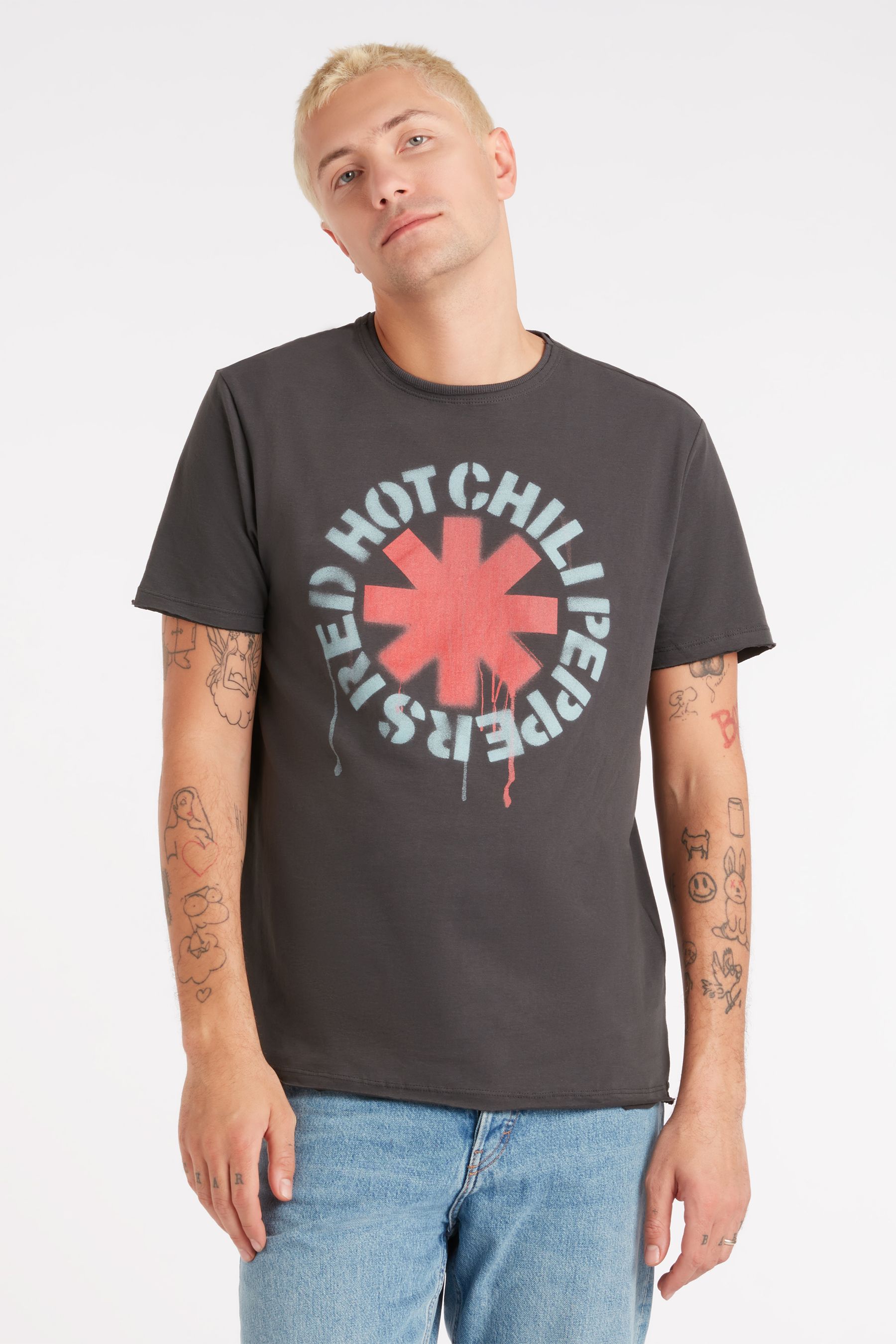 Red hot chili peppers t hotsell shirt uk
