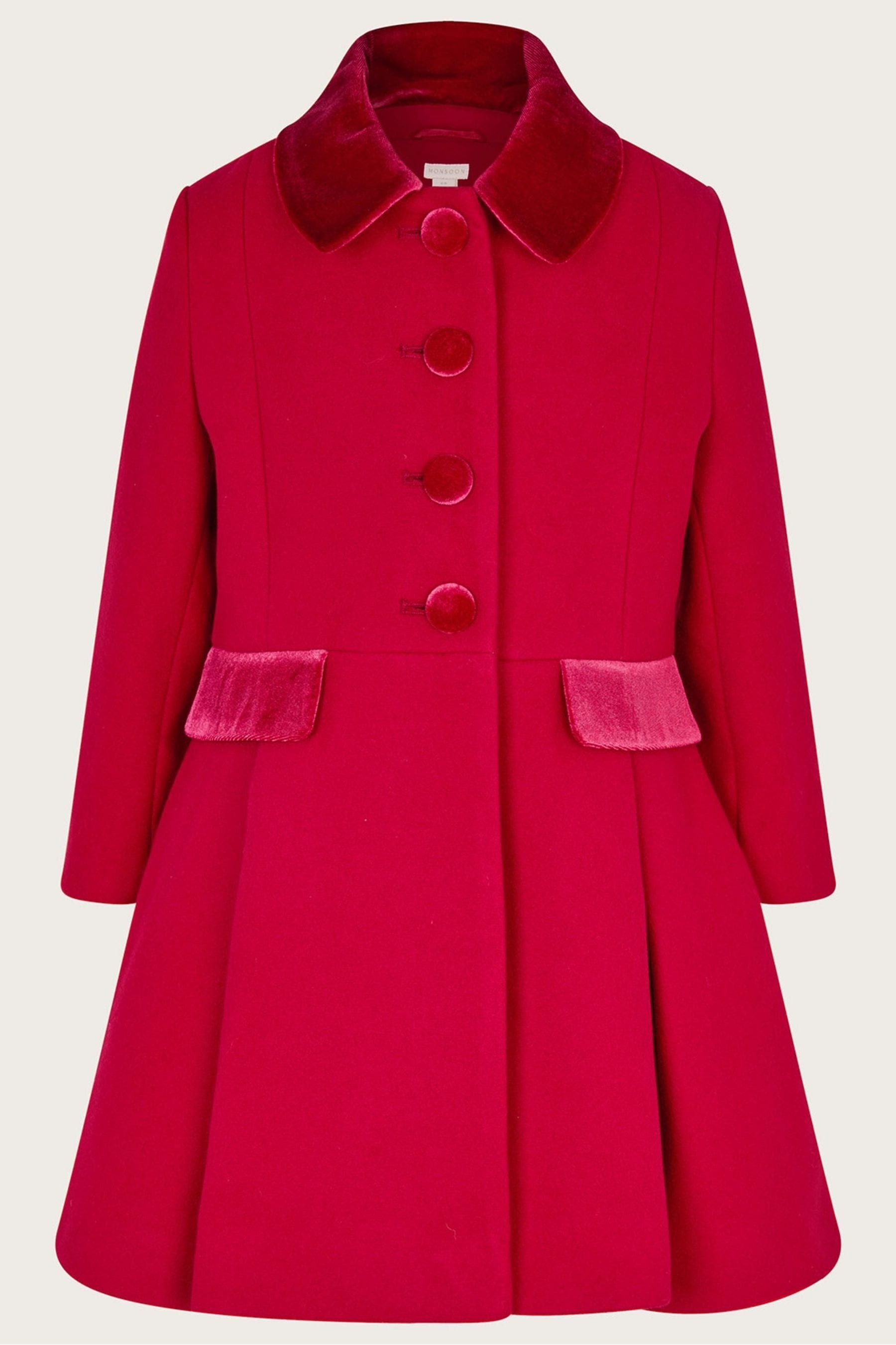 Next girls red coat online