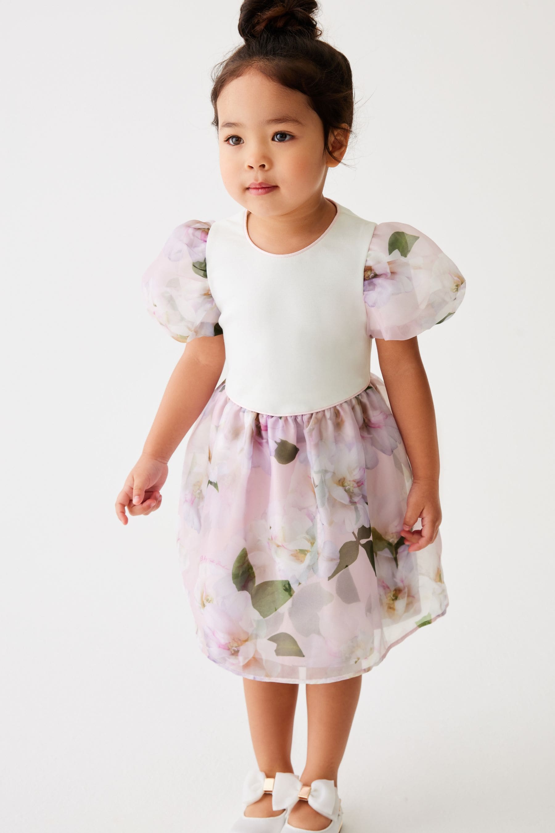 Baker by ted baker blue rose mockable clearance scuba hem dress