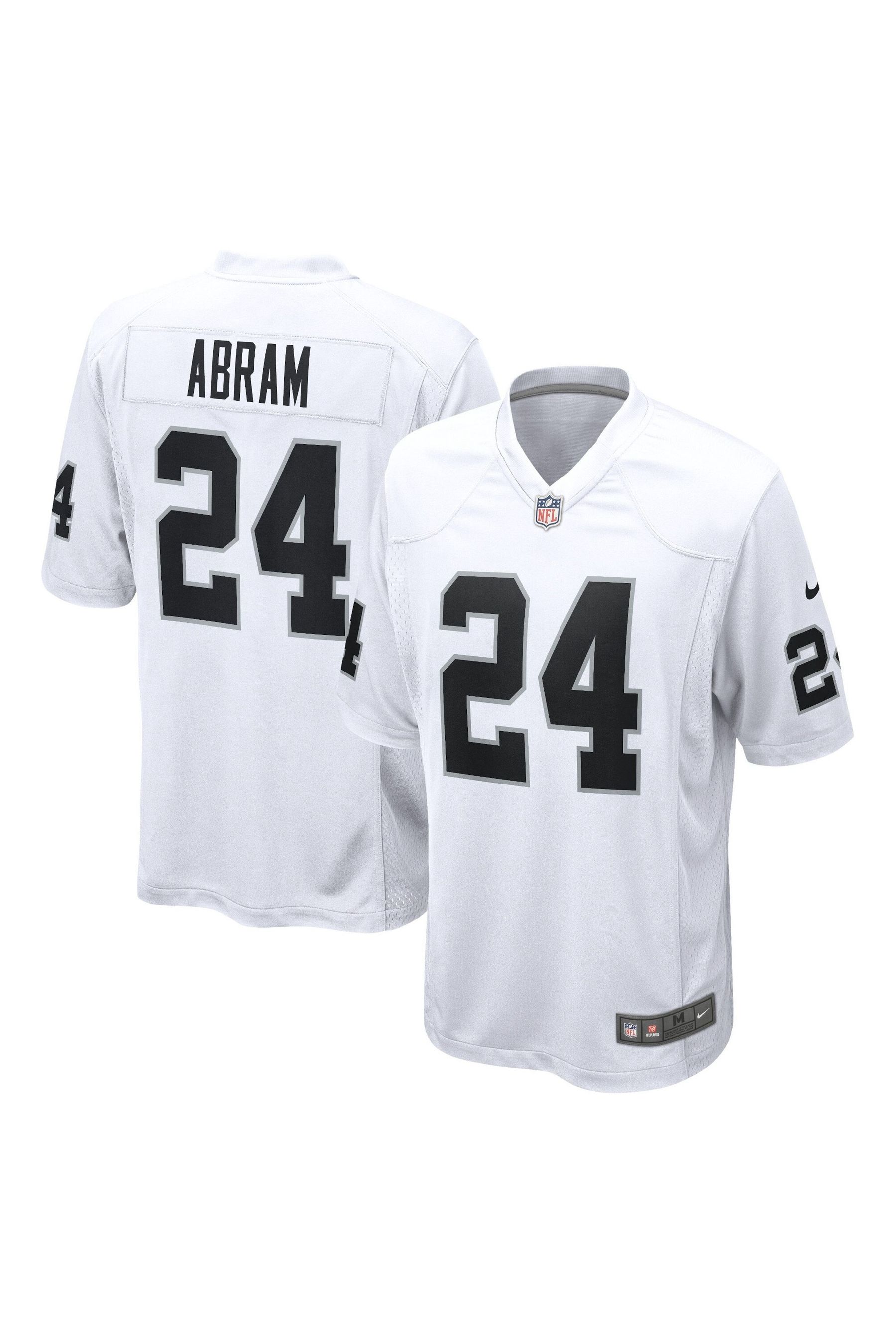 Buy Nike White NFL Las Vegas Raiders Game Road Jersey Johnathan Abram from the Next UK online shop