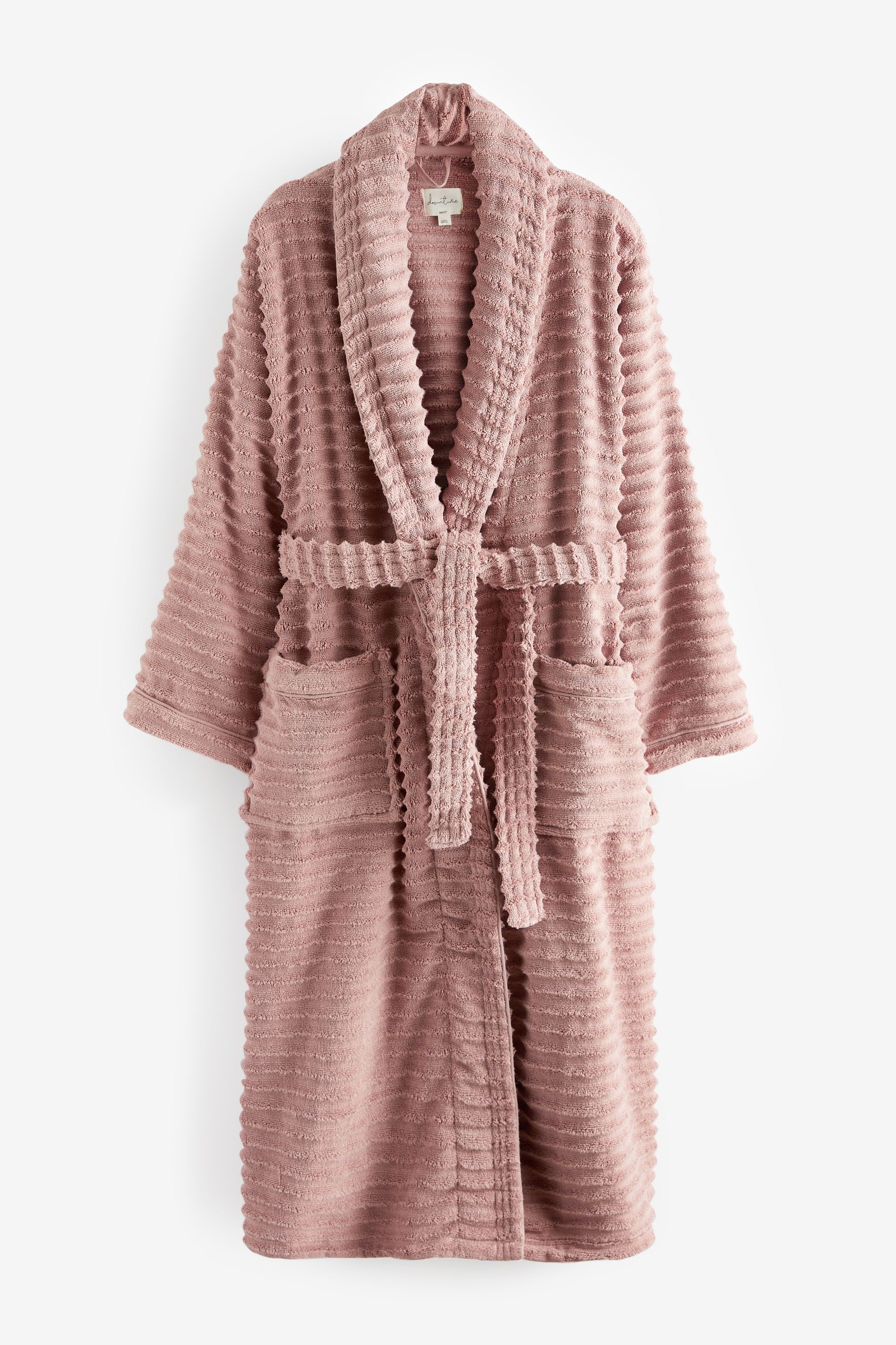 Pink towelling bathrobe online