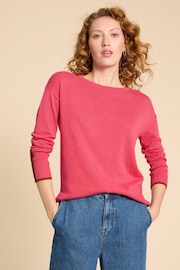 White Stuff Pink Olive Jumper - Image 1 of 7