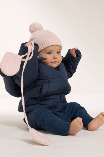Truly Baby Blue Midnight Padded Coat