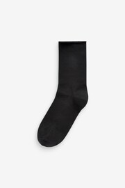 Black Super Soft Bamboo From Viscose Ankle Socks 4 Pack - Image 4 of 5