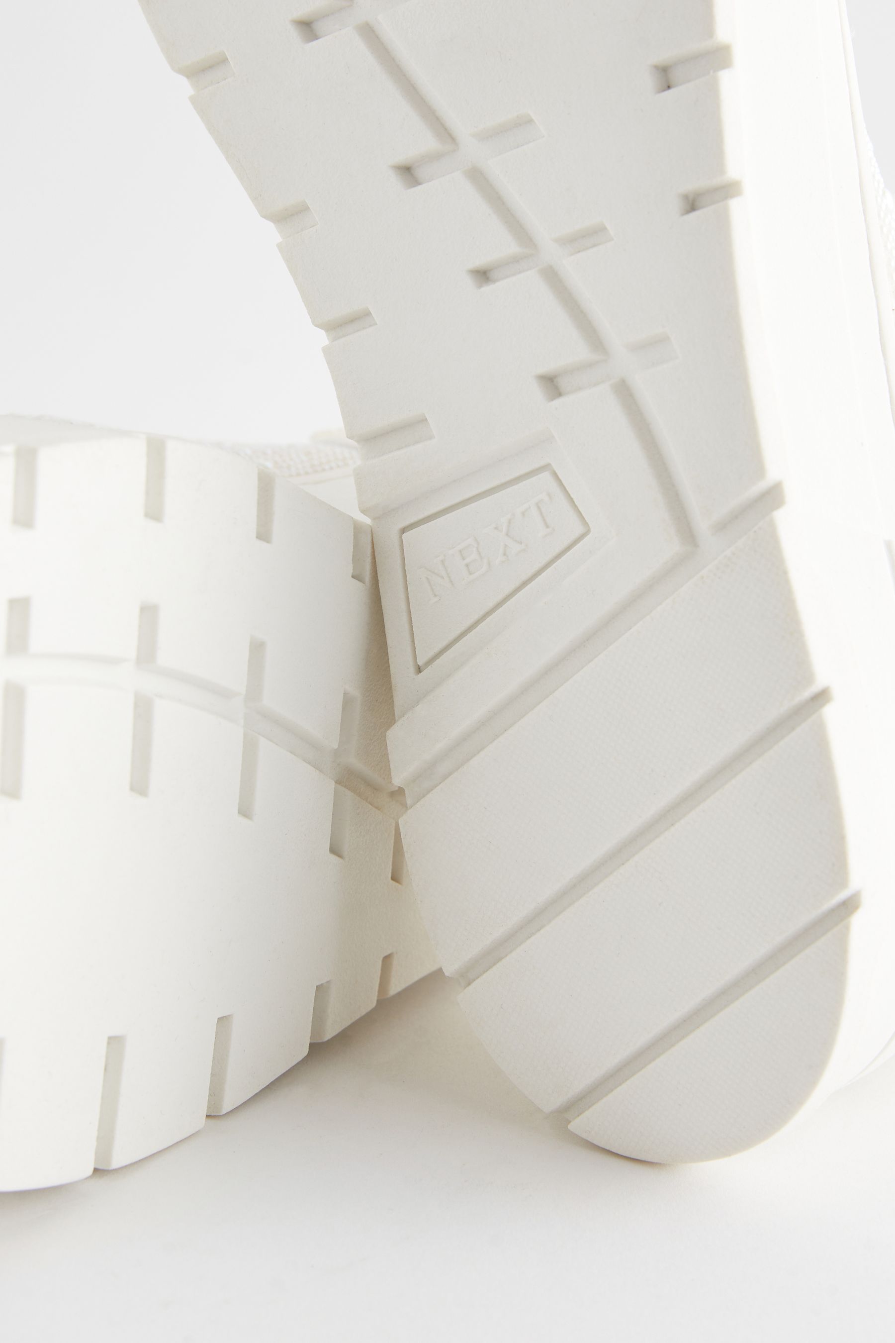 Buy White Gold Forever Comfort Cleated Sole Chunky Trainers from