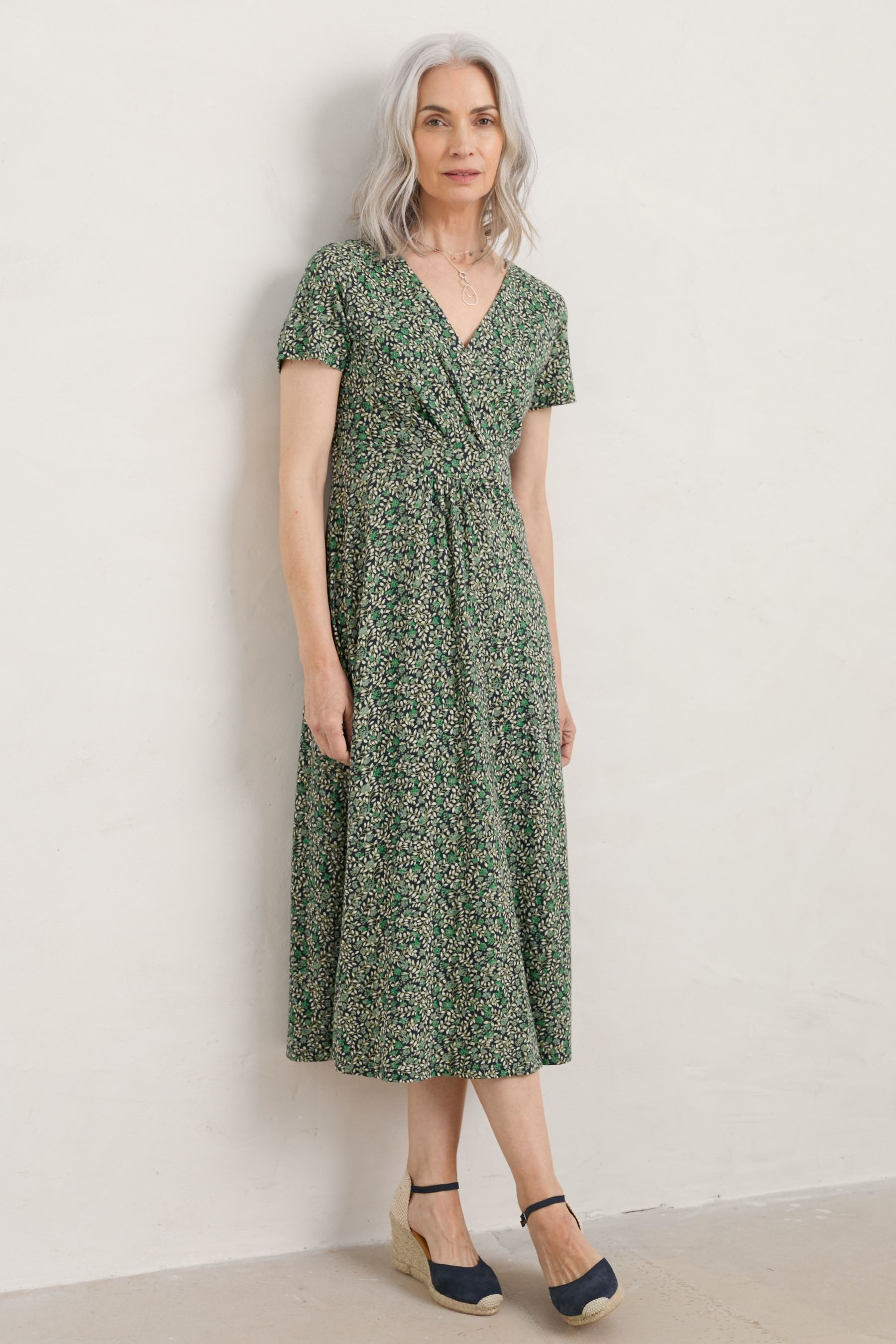 Buy Seasalt Cornwall Green Petite Chapelle Jersey Dress from Next Slovakia