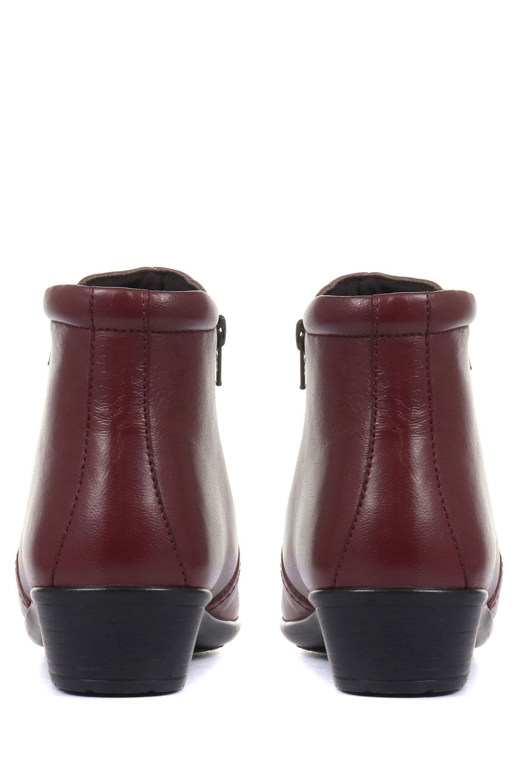 Pavers red ankle boots best sale