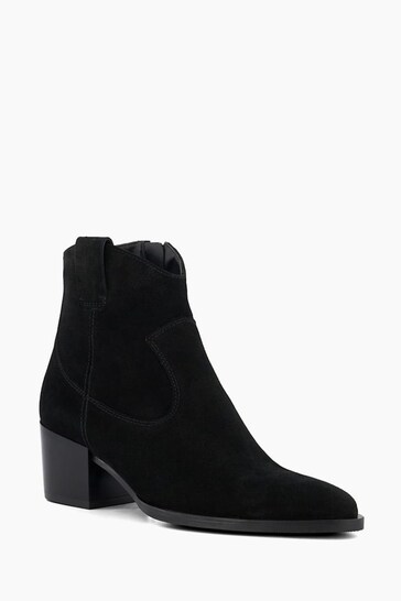 Dune London Possible Western Low Black Boots
