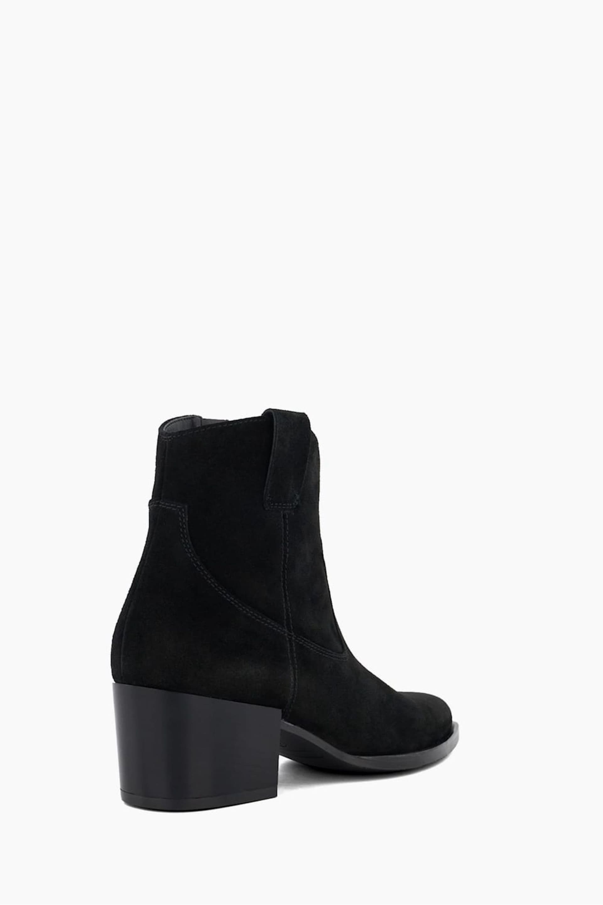 Dune London Black Possible Western Low Boots - Image 3 of 5