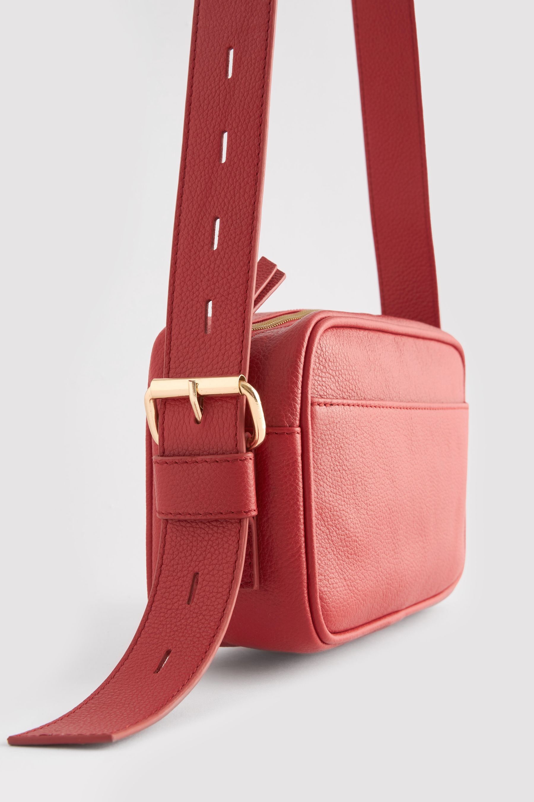 Red camera bag on sale