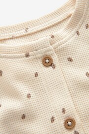 Neutral Spot Textured Cardigan (3mths-7yrs) - Image 8 of 8