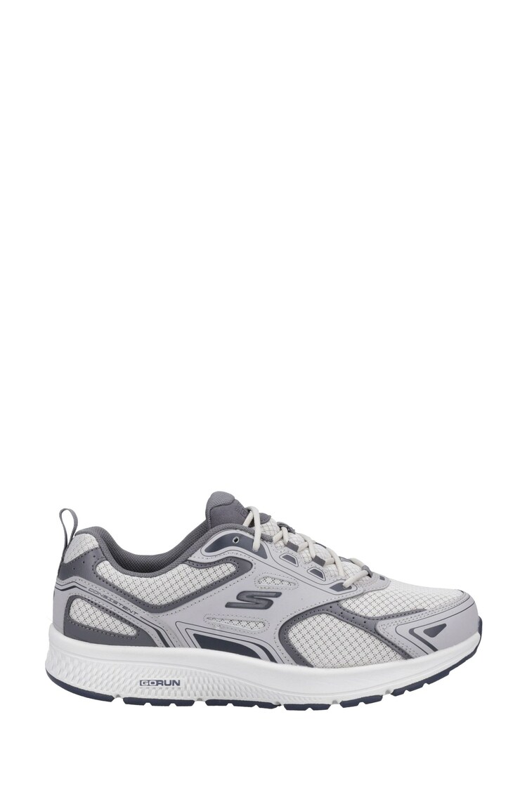 Skechers Grey Go Run Consistent Wide Sports Shoes - Image 1 of 4