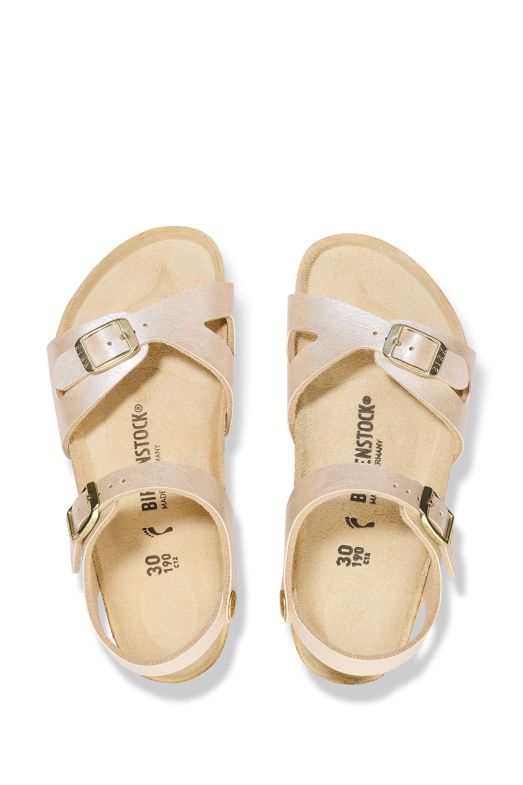 Buy Birkenstock White Kids Birko Flor Rio Sandals from the Next UK online shop