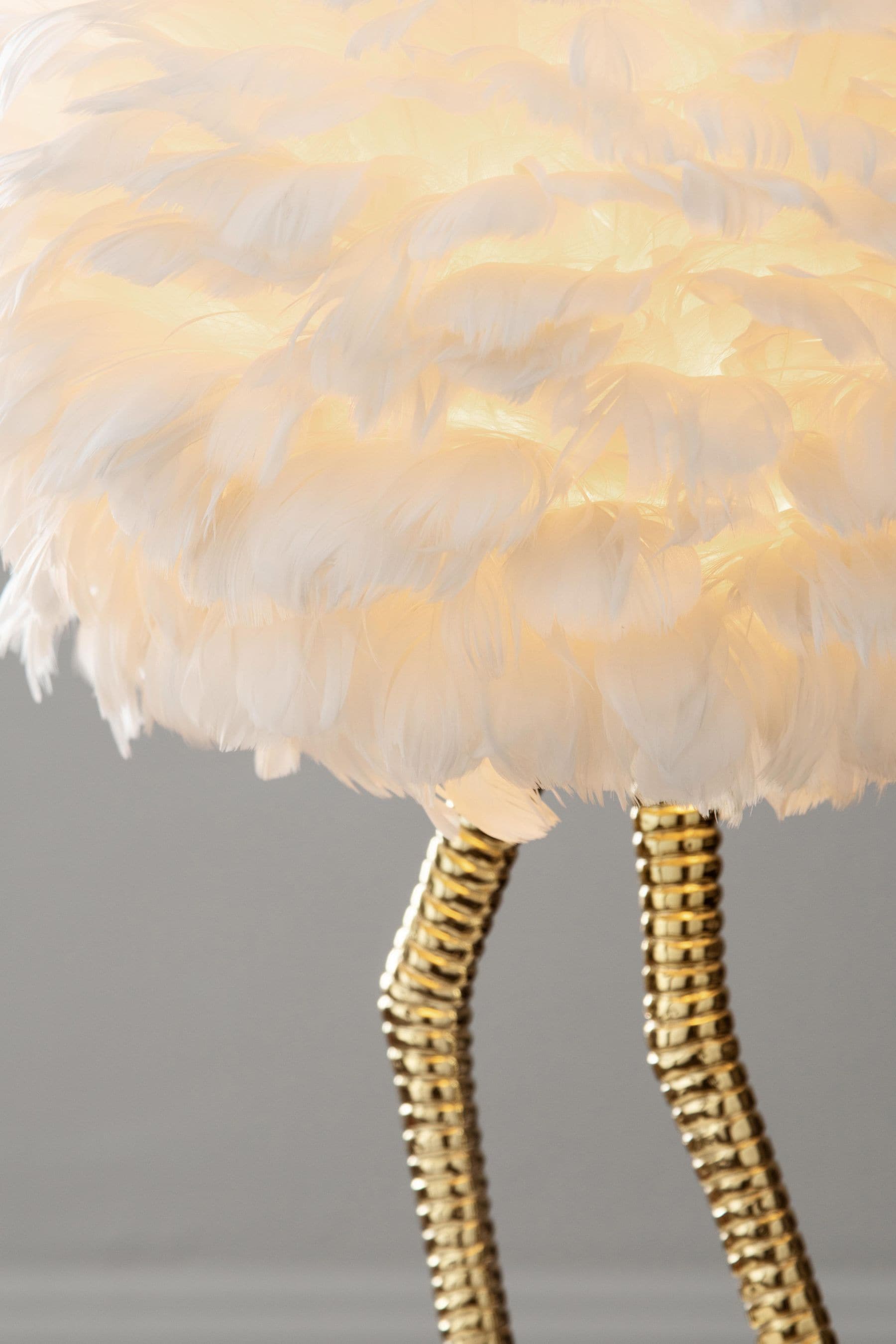Lipsy feather shop table lamp