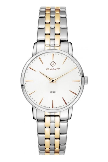 Gant Park Avenue 32 White and Two-Tone Gold Stainless Steel Quartz Watch