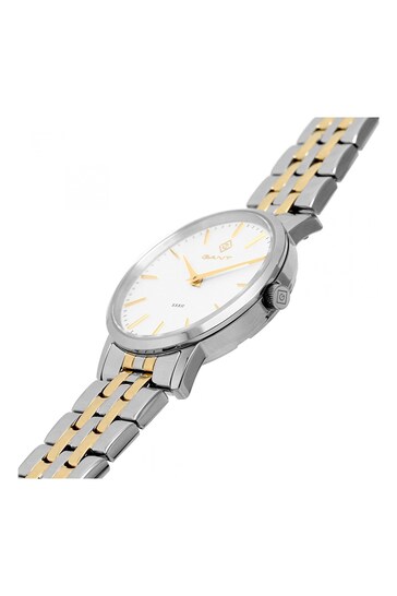 Gant Park Avenue 32 White and Two-Tone Gold Stainless Steel Quartz Watch