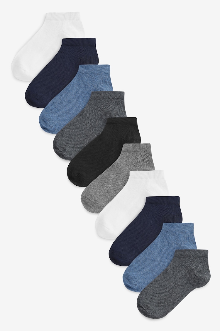 Multi 10 Pack Trainer Socks - Image 1 of 12