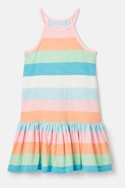 Joules Skipwell Multi Stripe Cotton Sleeveless Dress - Image 1 of 5