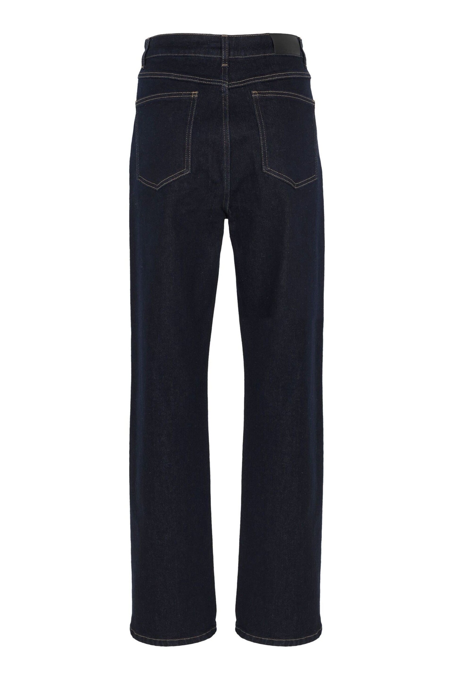 Mint Velvet Blue Dark Indigo Wide Jeans - Image 4 of 4