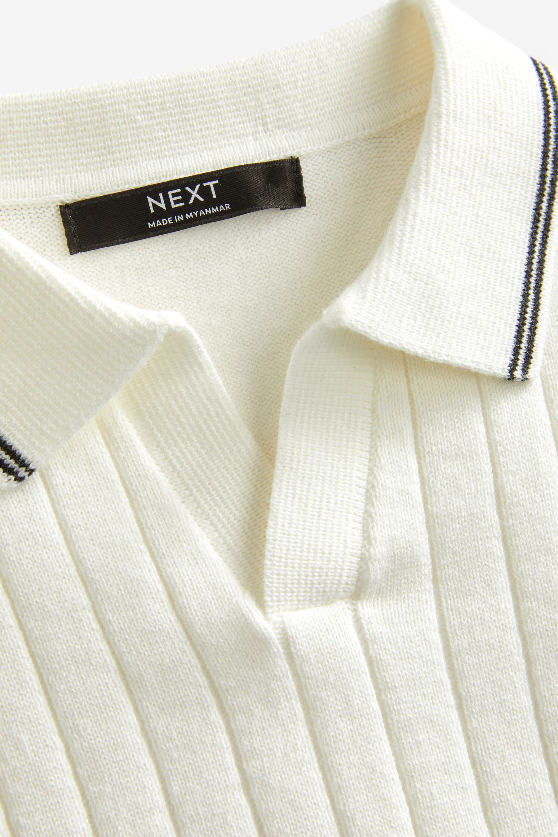 White cotton polo neck outlet