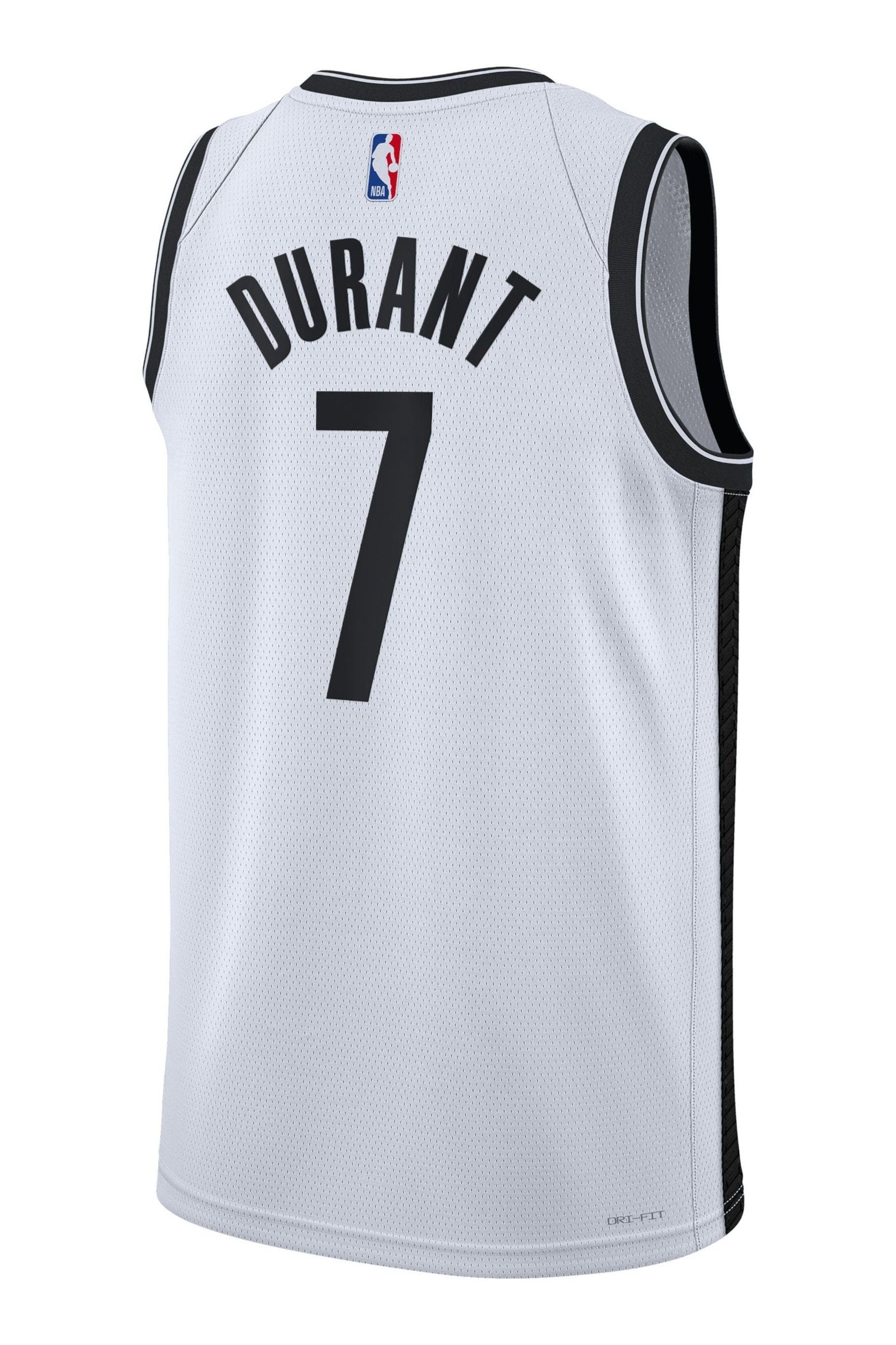Buy Nike White Brooklyn Nets Association Edition Swingman Jersey Kevin Durant Unisex from the Next UK online shop