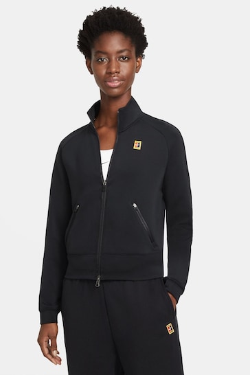 Nike Black NikeCourt Full-Zip Tennis Jacket