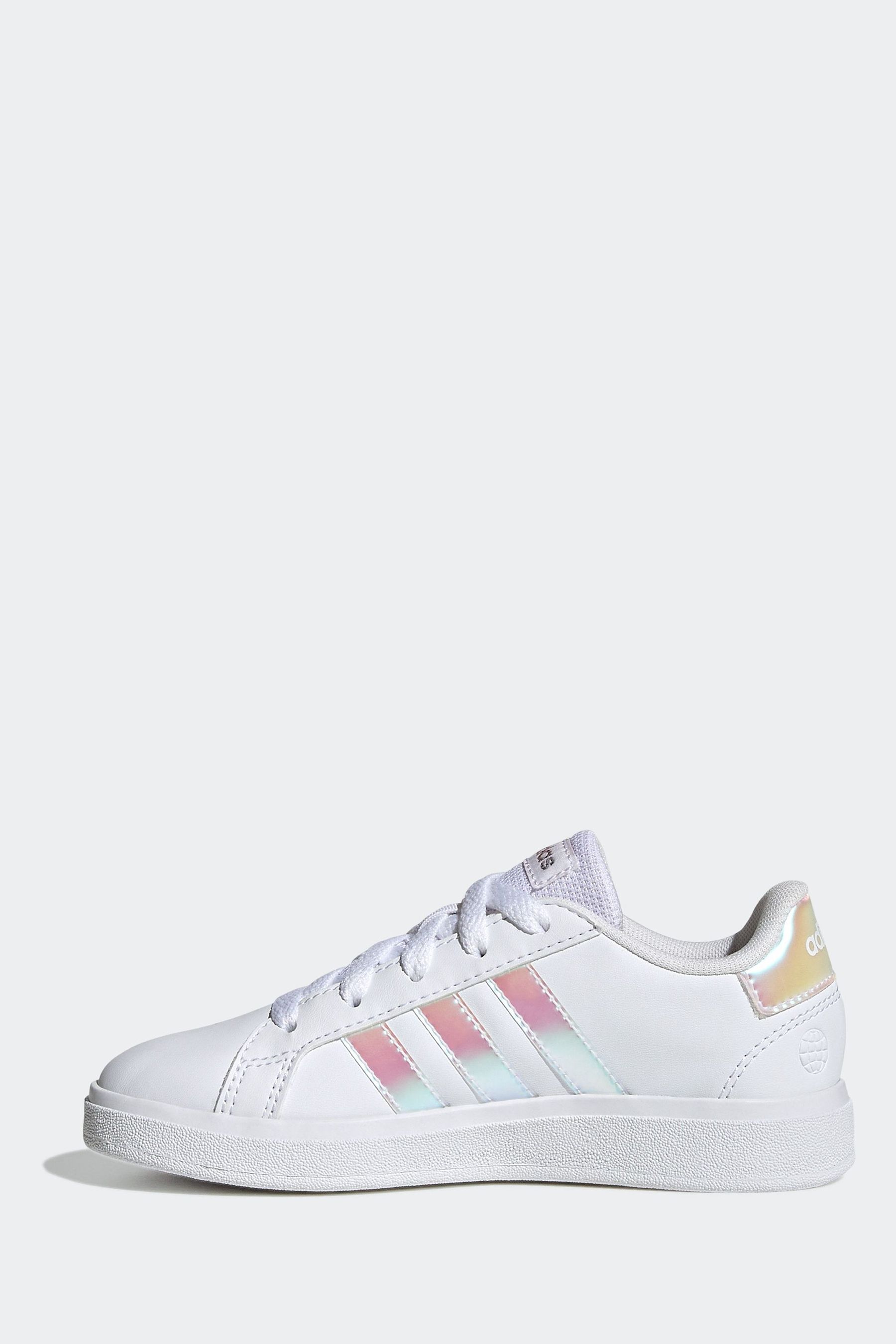 Buy adidas Off White Grand Court 2.0 Trainers from Next Luxembourg