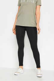 Long Tall Sally Black Cotton Stretch Leggings - Image 1 of 3