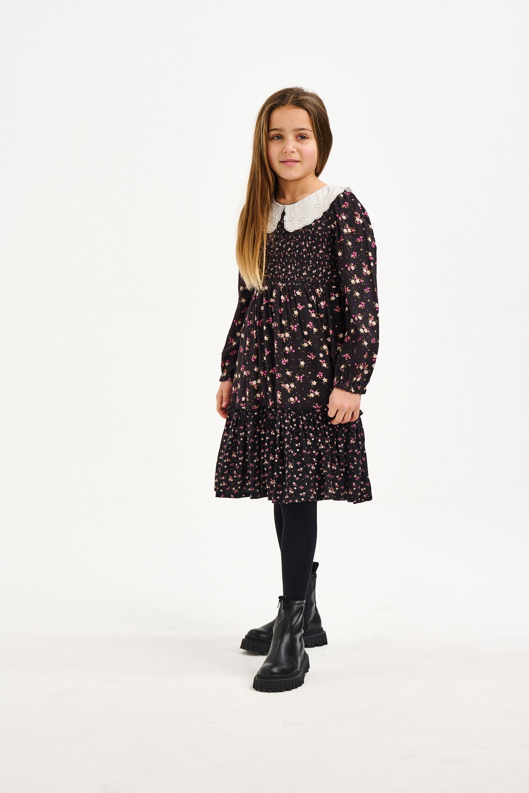 Buy Nicole Miller Mixed Floral Black Dress from Next Luxembourg