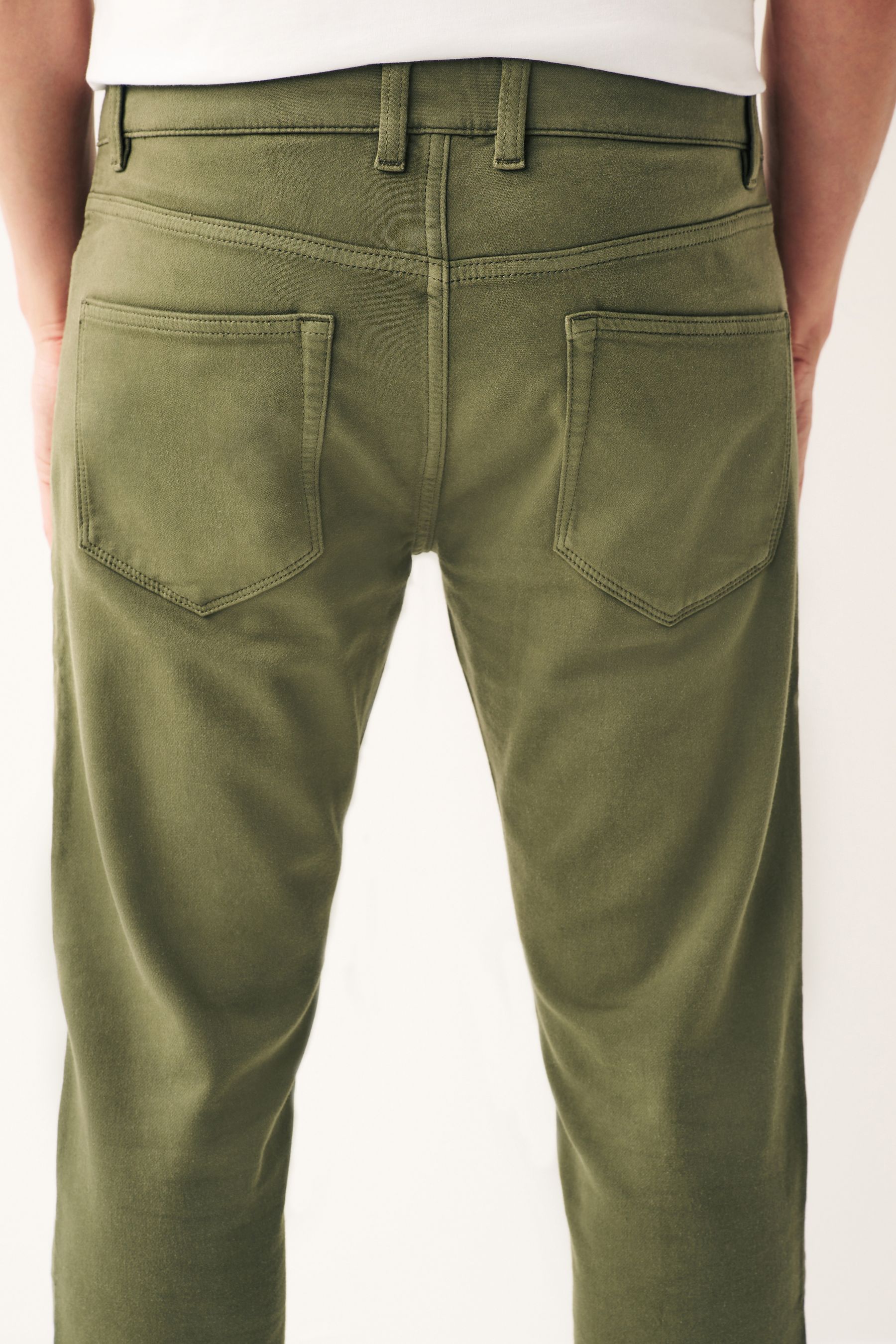 Green shop stretch jeans