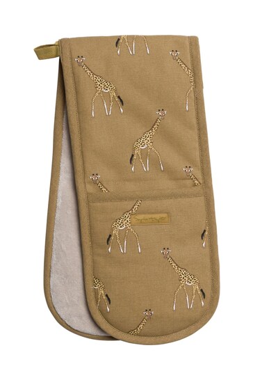 Sophie Allport Natural Giraffe Double Oven Glove