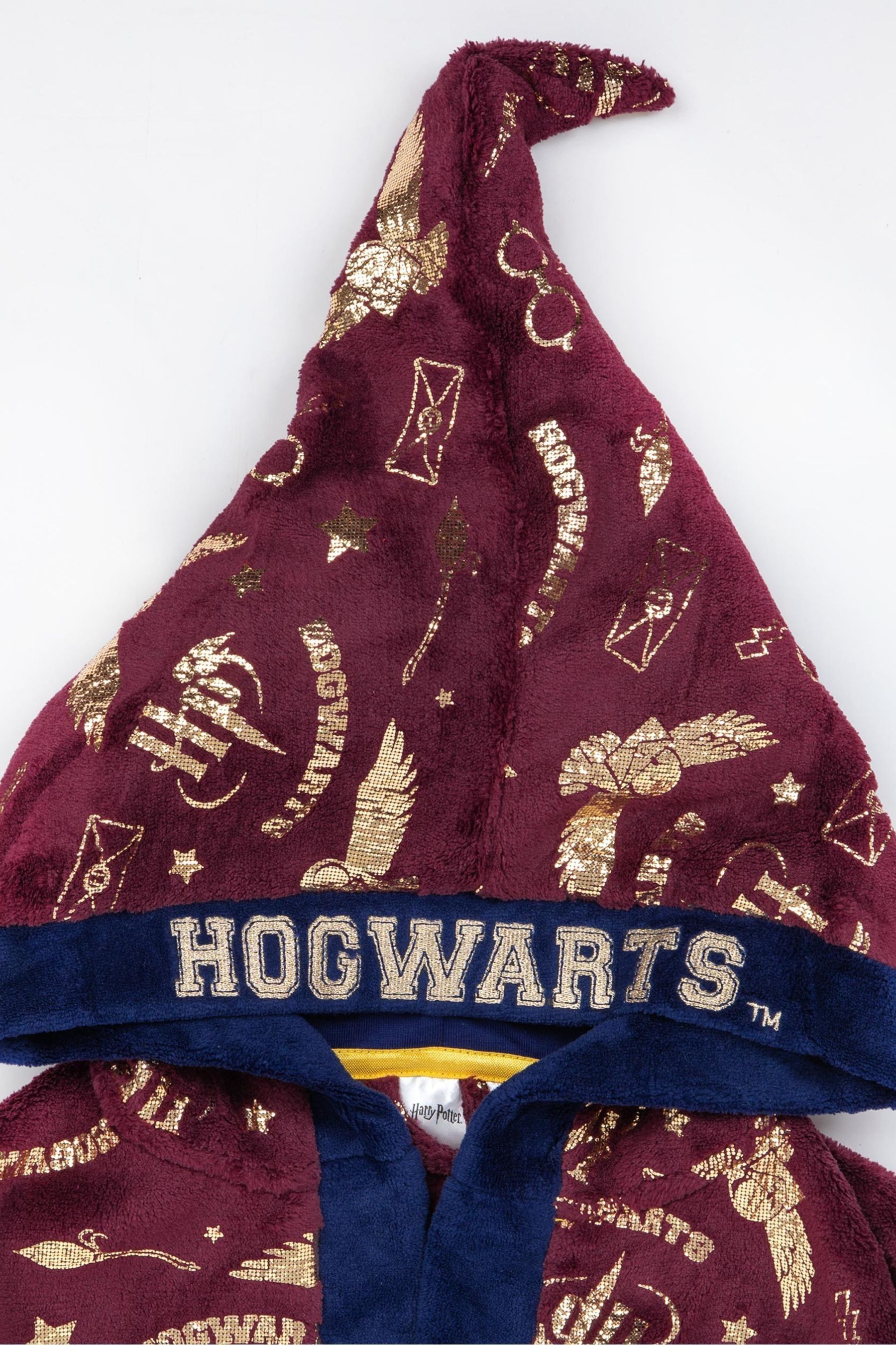 Buy Vanilla Underground Red Harry Potter Unisex Kids Fleece Dressing Gown Robe from Next Luxembourg