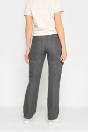 Long Tall Sally Grey Straight Leg 100% Cotton Jeans - Image 2 of 4