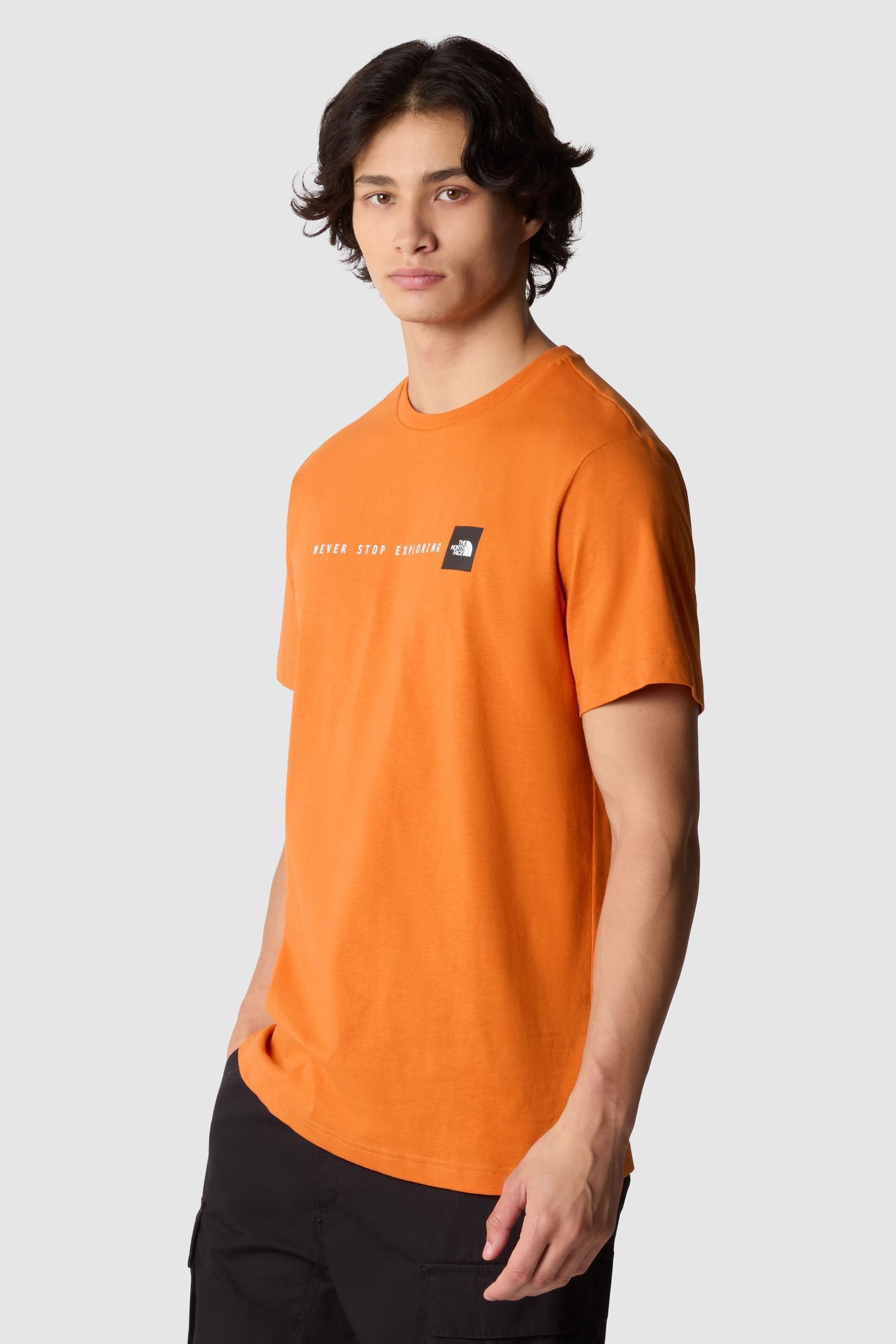 T shirt north face never stop exploring outlet