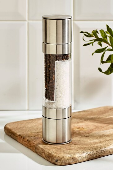 Steel Two in One Salt and Pepper Grinder