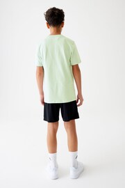 adidas Green Sportswear Essentials Big Logo Cotton T-Shirt - Image 7 of 8