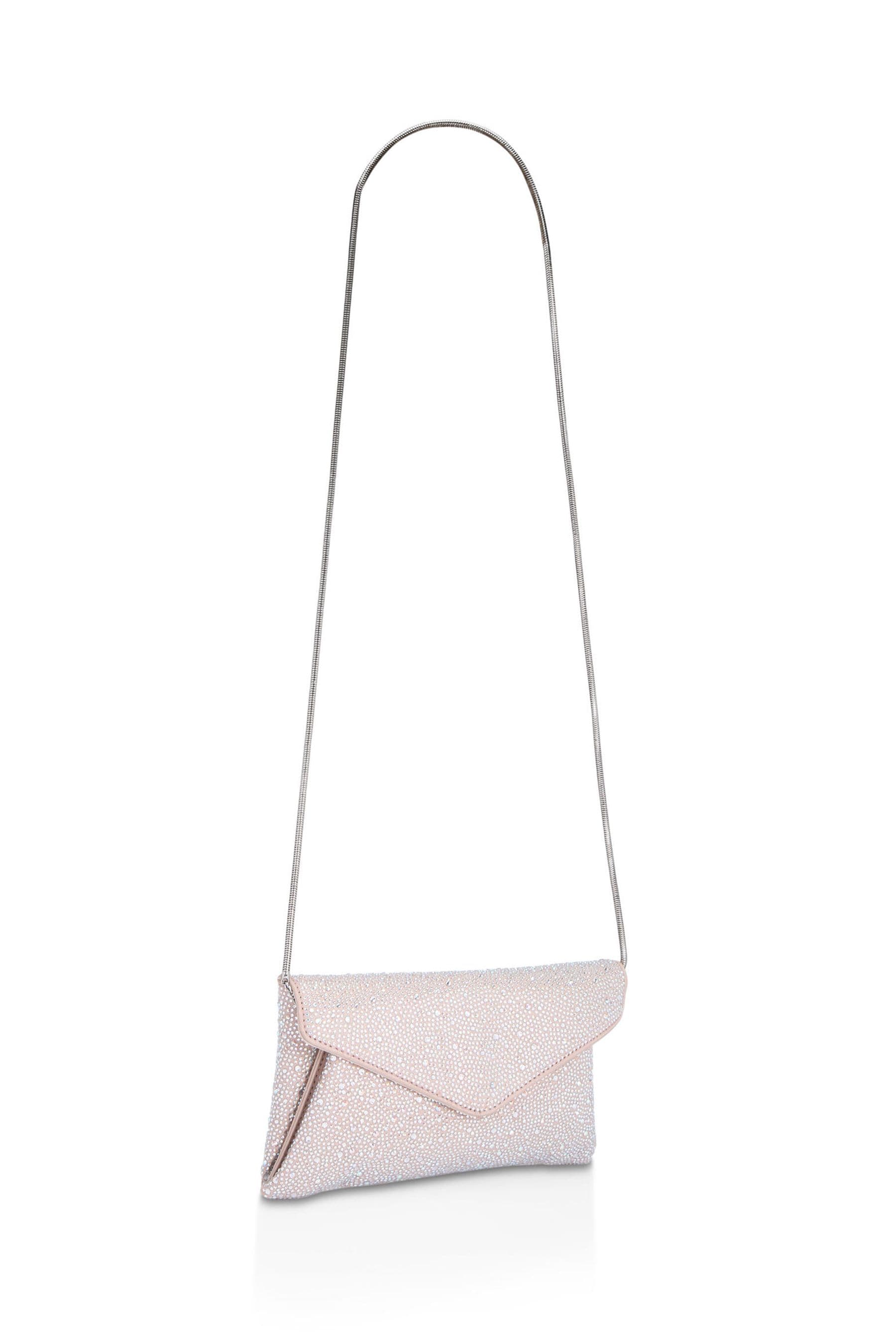 Buy Carvela Pink Kross Jewel Clutch Bag from Next Luxembourg