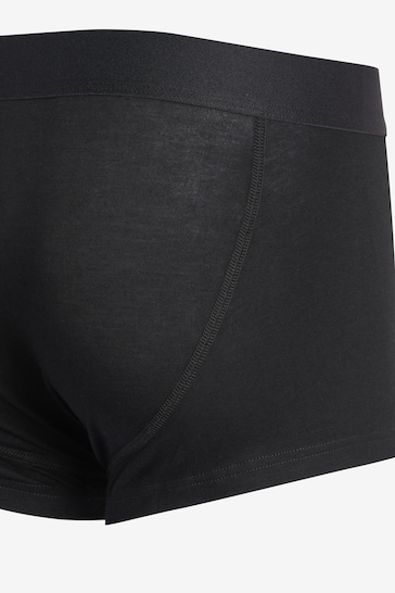 Signature Black Bamboo 4 pack Hipster Boxers