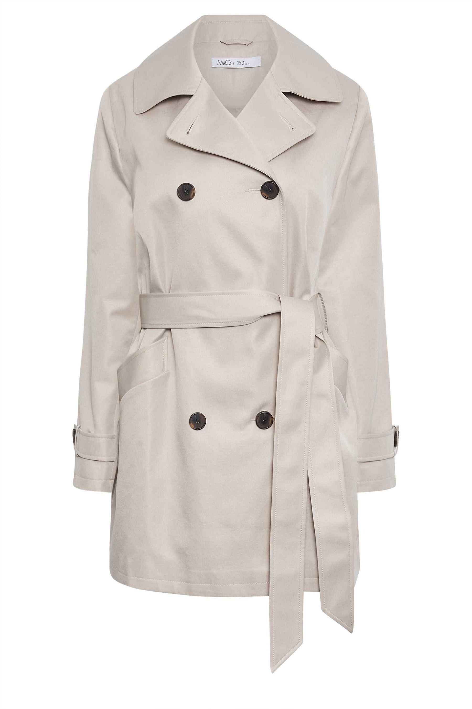 Buy M Co Natural Trench Coat from Next France