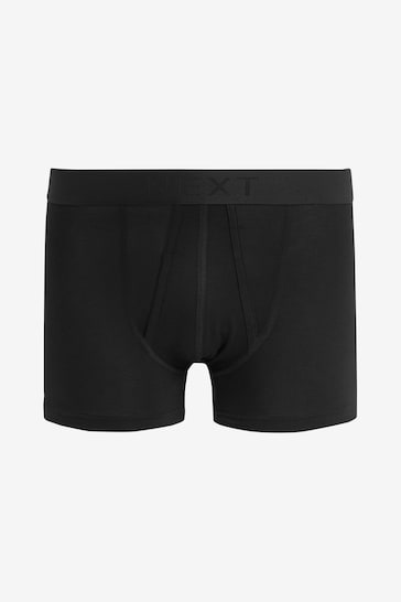 Black Bamboo Signature A-Front Boxers 4 Pack