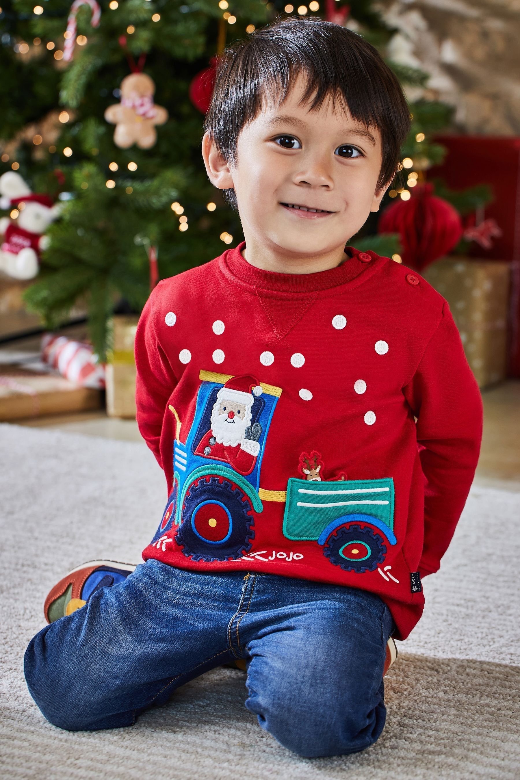Tractor christmas sweater on sale