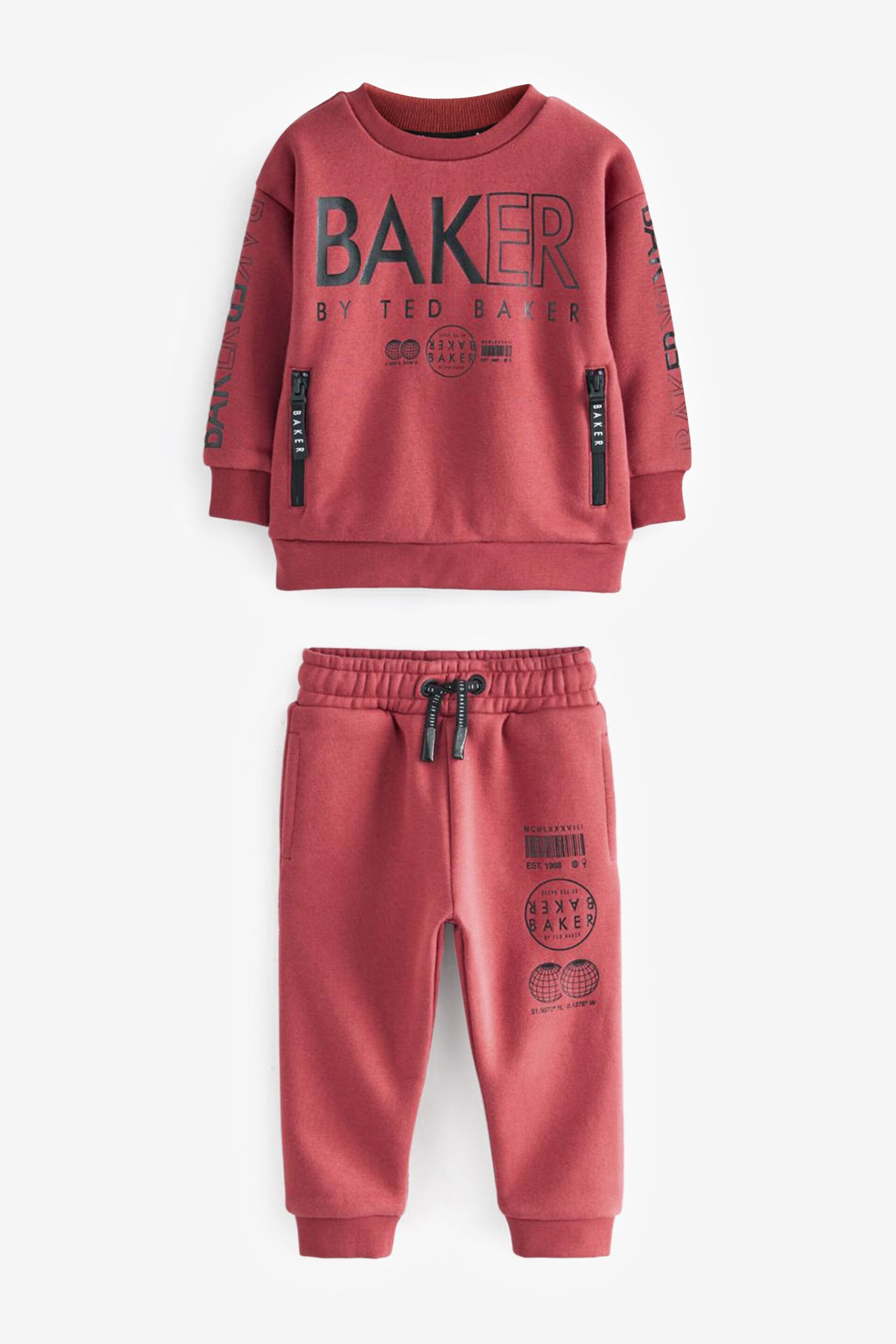 Baker by Ted Baker (0-6yrs) Letter Sweater and Jogger Set - Image 6 of 11