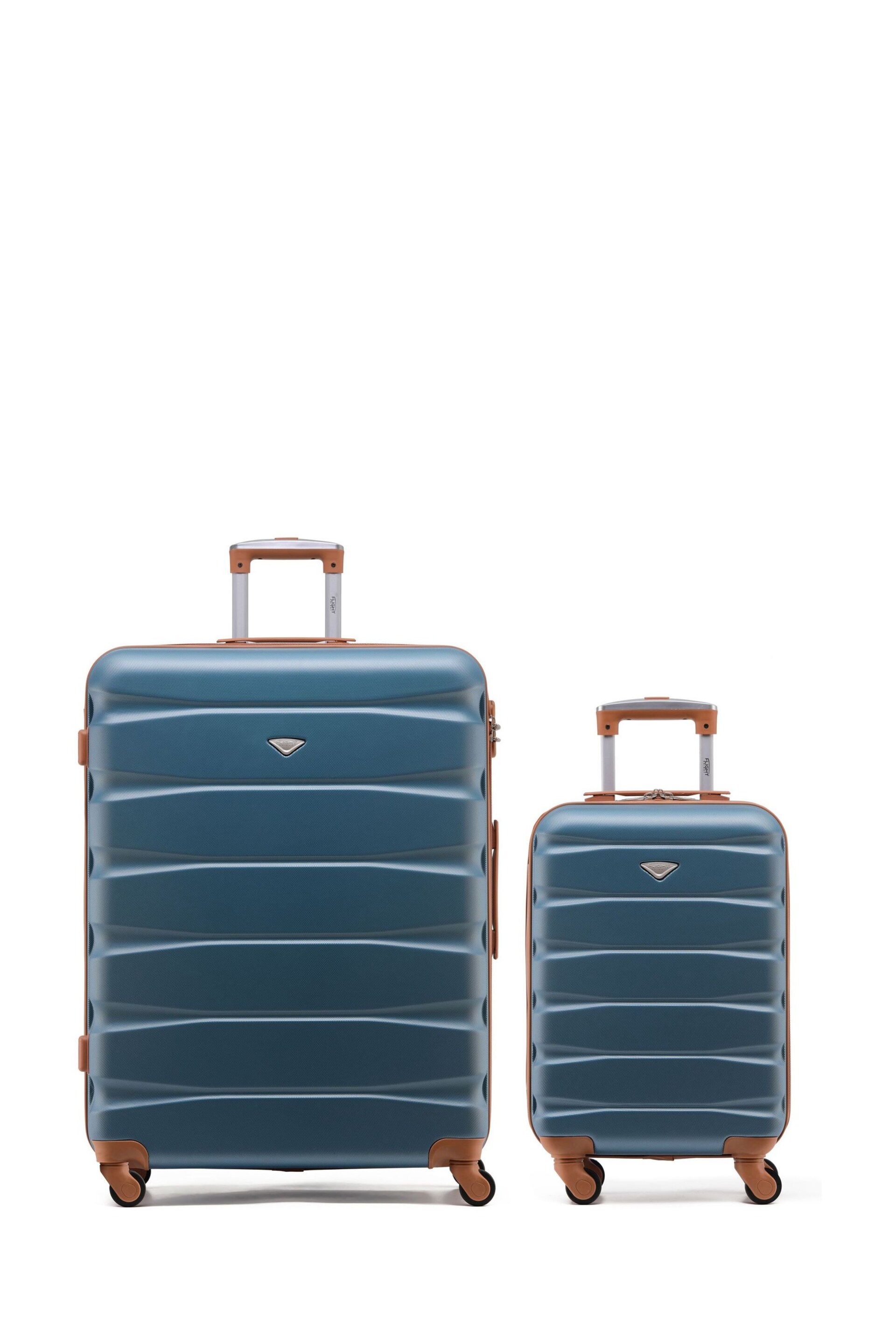 Set Of 2 Large Check-In & Small Carry-On Hardcase Travel Suitcase - Image 1 of 4