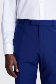 MOSS Royal Blue Tailored Fit Performance Suit Trousers - Image 3 of 3