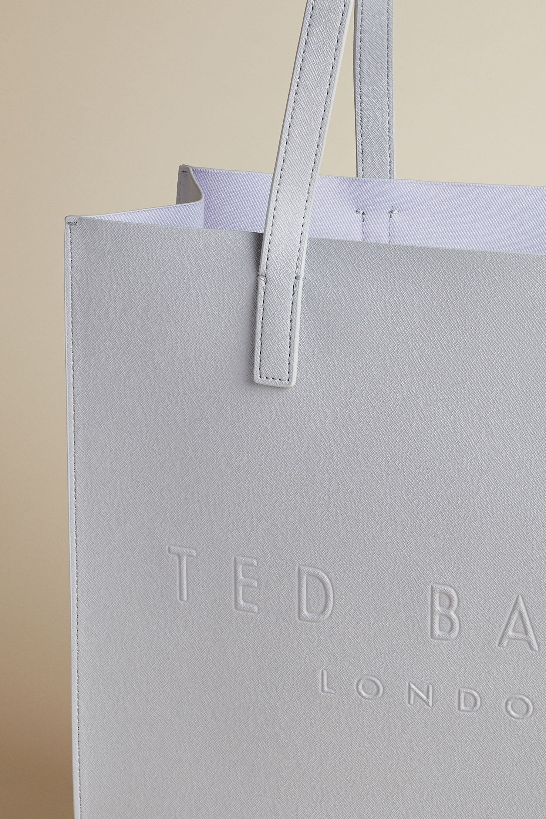 Buy Ted Baker Soocon Grey Crosshatch Large Icon Bag from the Next