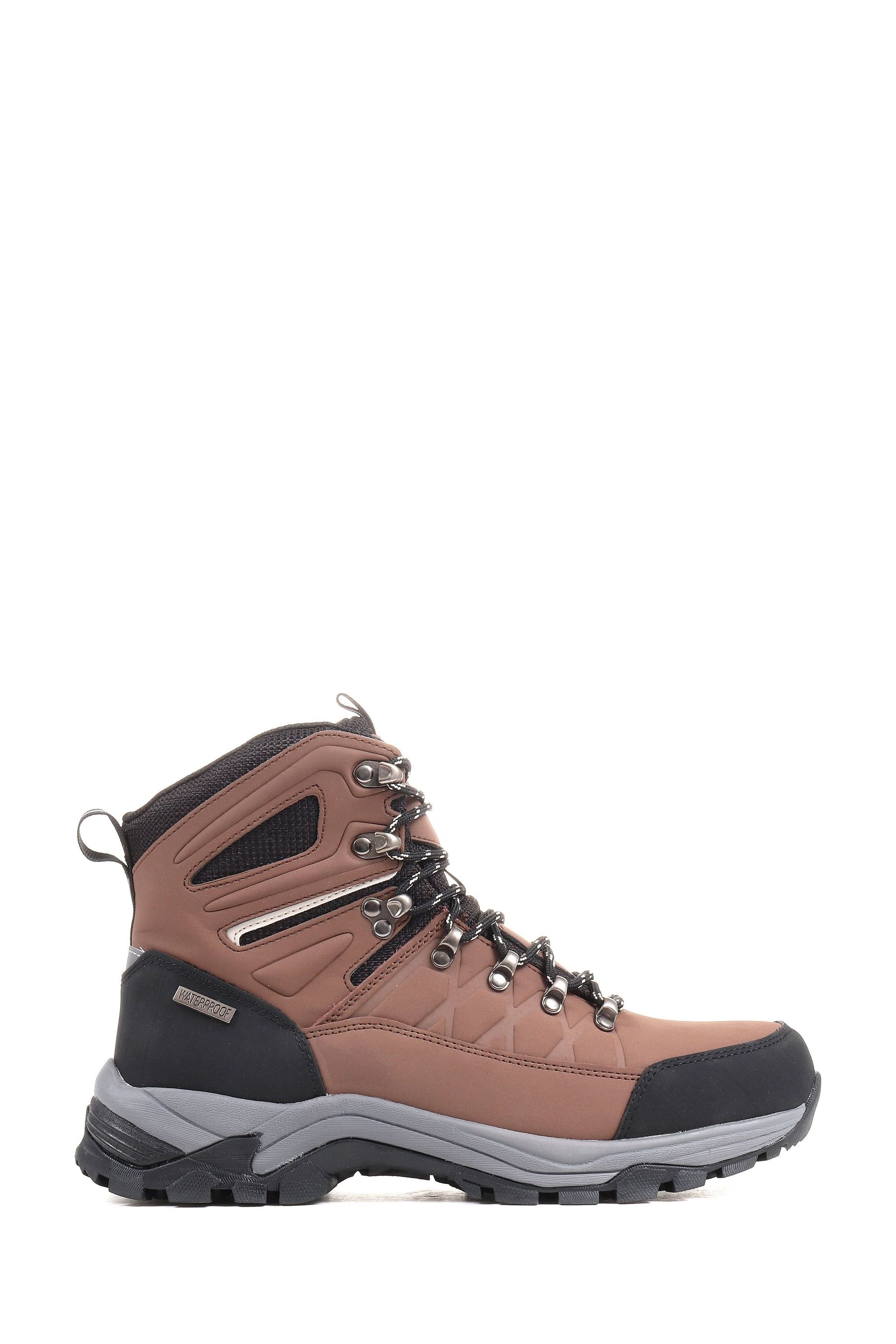 Pavers Gents Brown Walking Boots