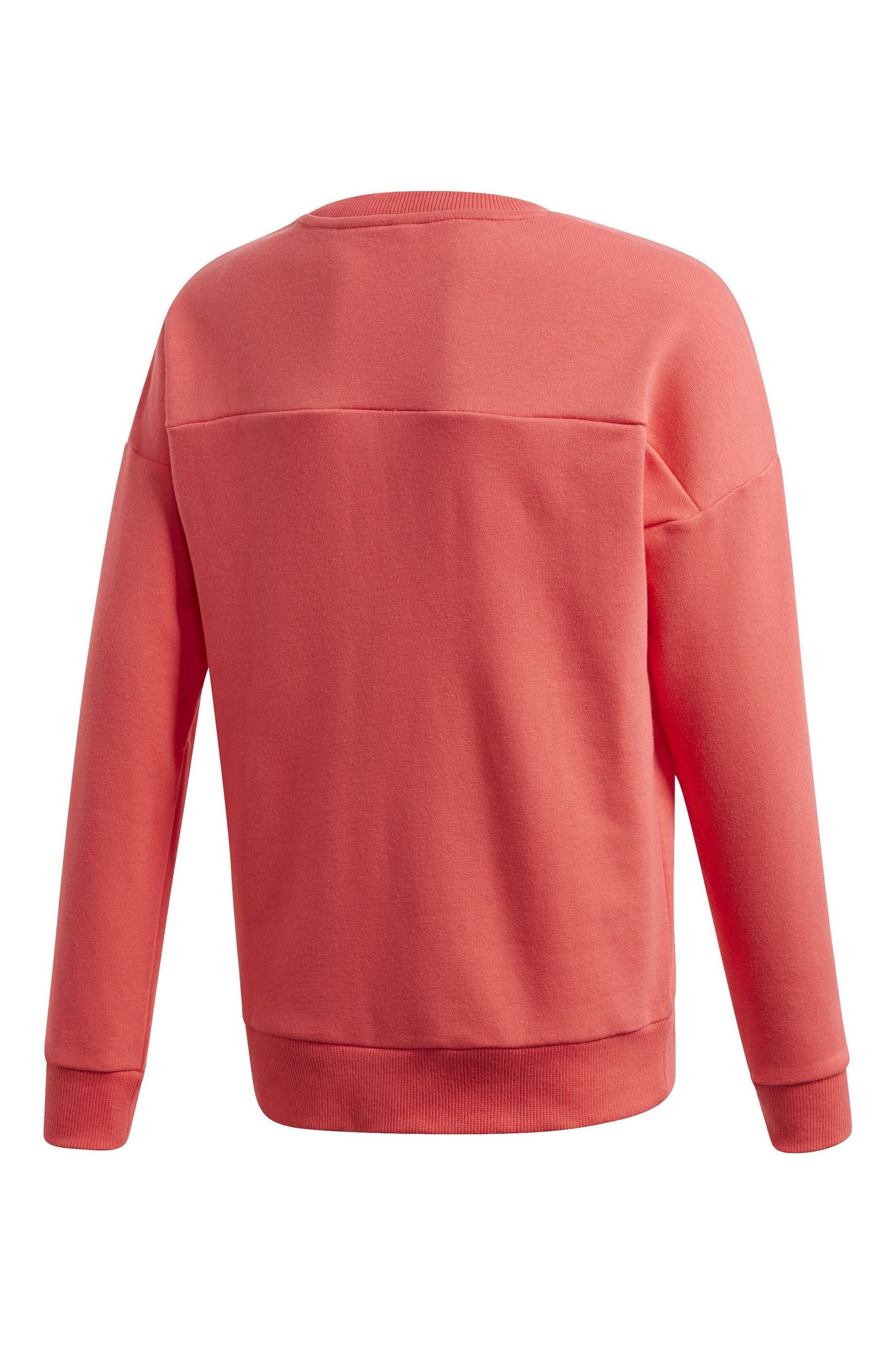 Adidas pink and shop orange sweater